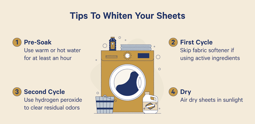 tips to whiten your sheets