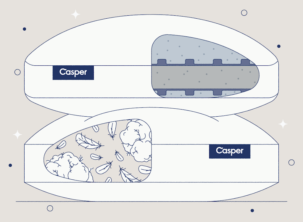 Memory Foam vs. Down Pillow Which Is Right for You? Casper Blog