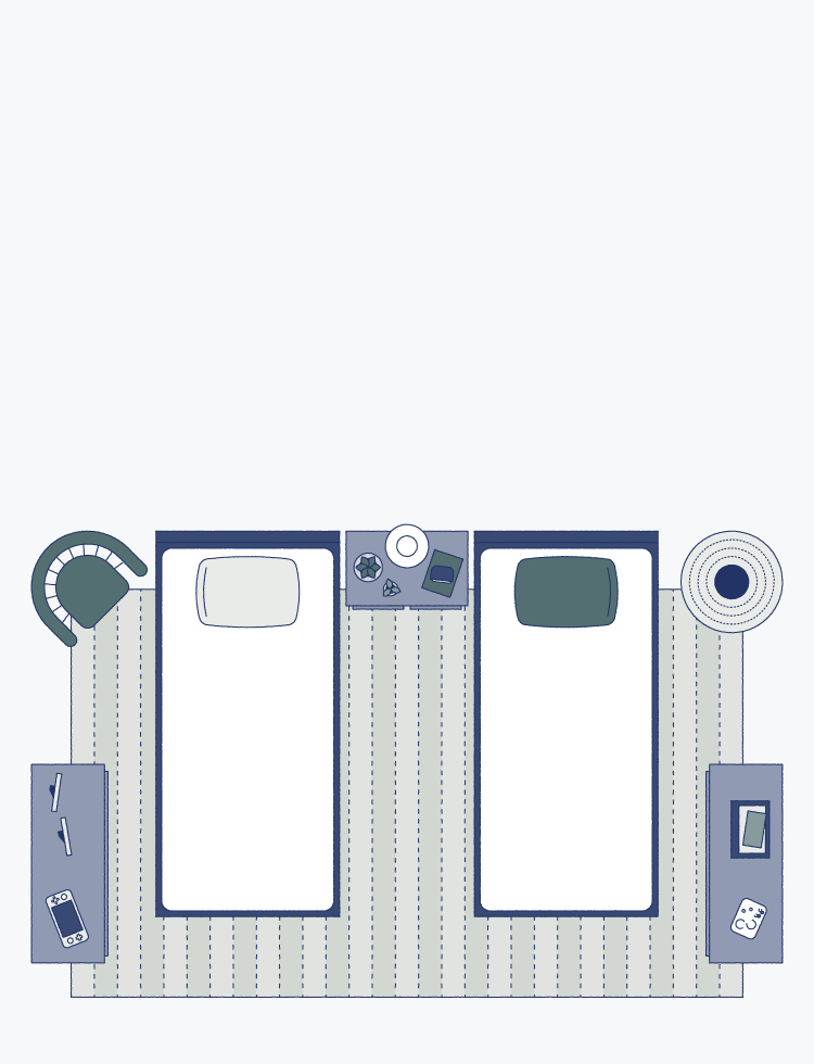 difference between single and double bed