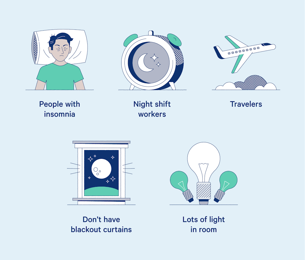 11 beneficios de las máscaras para dormir que no querrás repetir