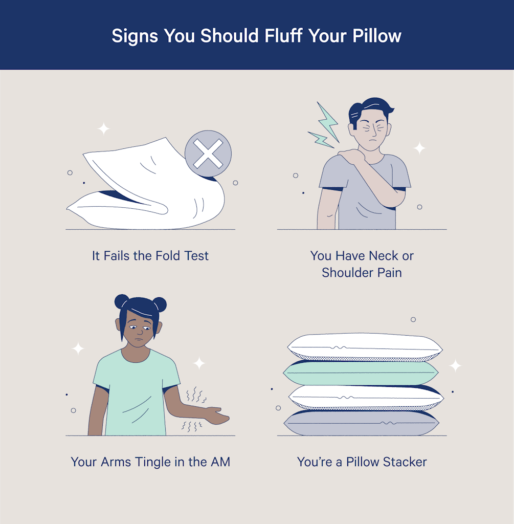 Signs you should fluff your pillow