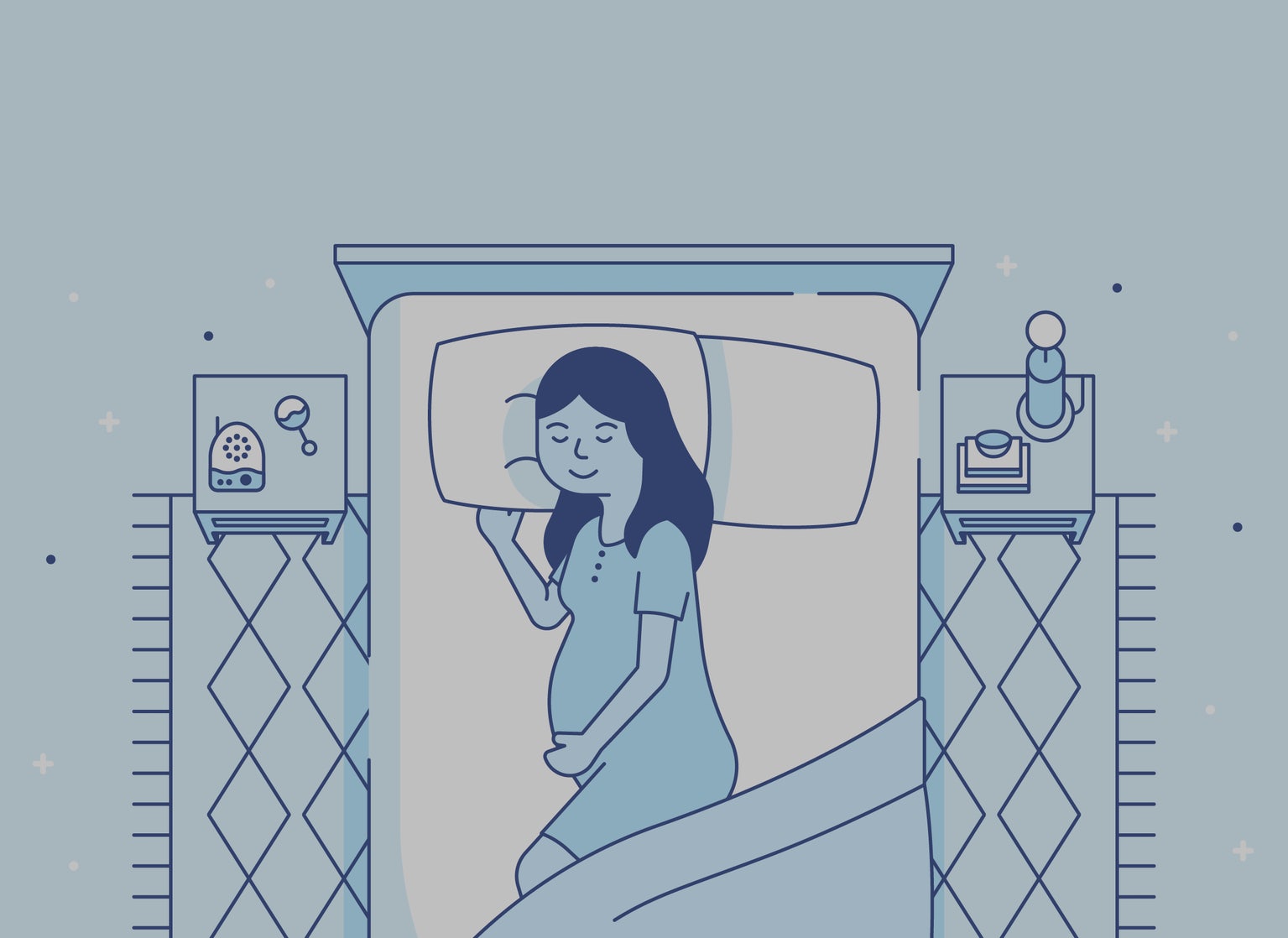 MUMANU's Guide To The Most Comfortable Pregnancy Sleeping Position - Mumanu