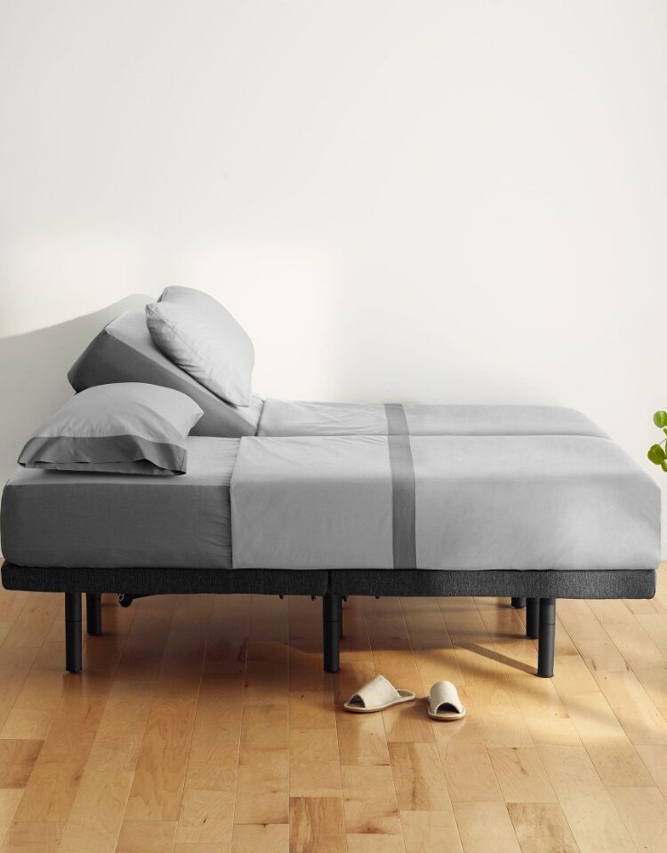 Adjustable split queen store bed with mattress