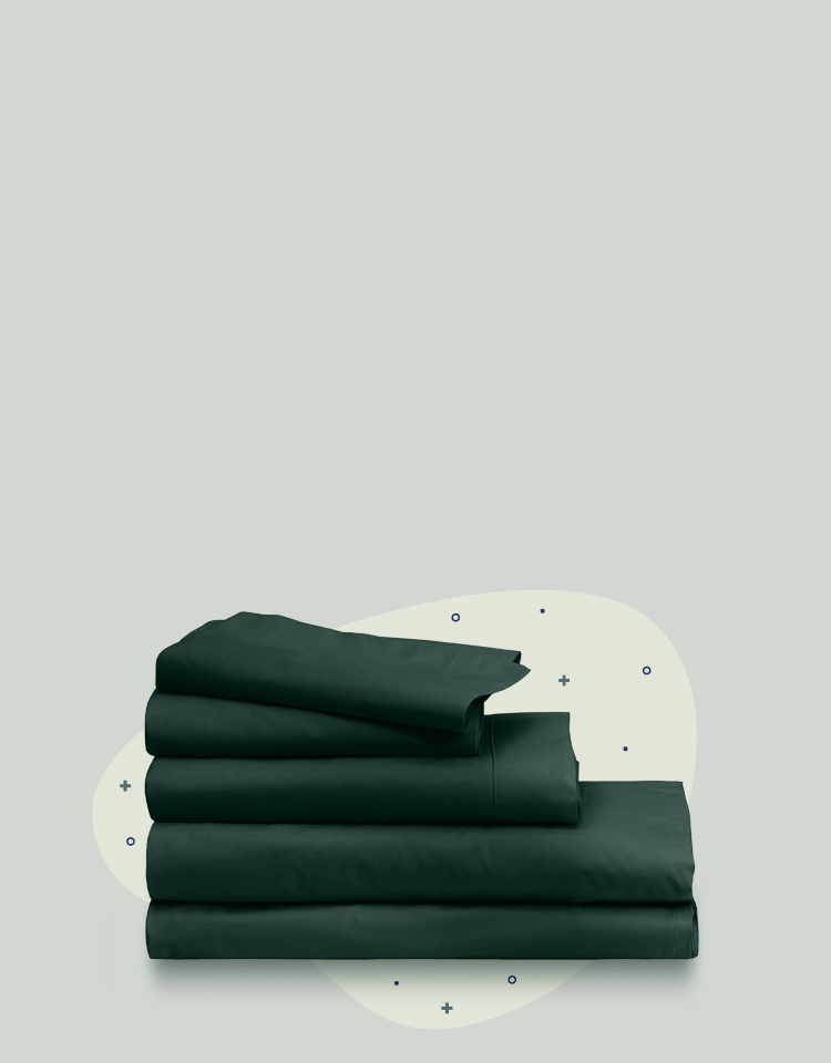 illustration of percale sheets